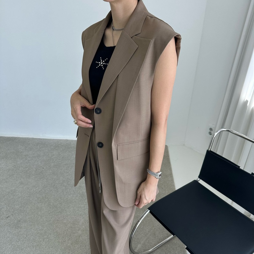 MABEL-Q東大門㊣實拍女裝新款職業人氣真品熱賣休閑推薦馬甲SOUIT by mabel-Q馬甲