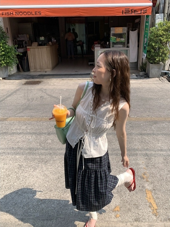 STRAWBERRY韓國代購㊣女裝新款25春夏職業時尚真品吊帶背心STRAWBERRY吊帶/背心