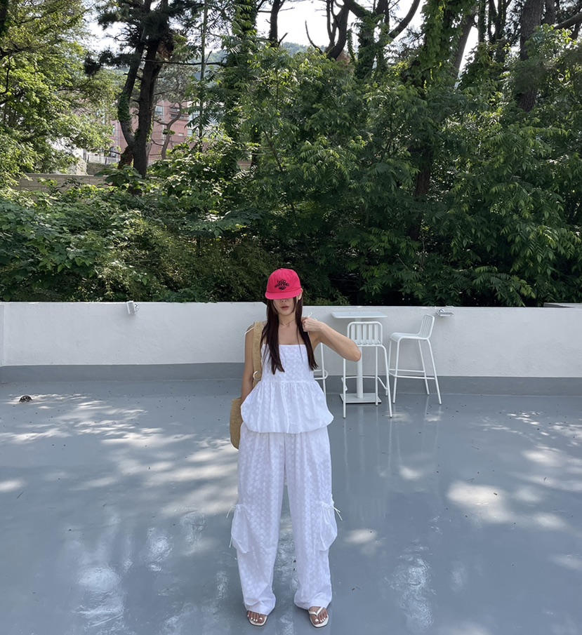 BADCALM東大門㊣代購女士新品推薦熱賣真品休閑吊帶背心刺繡BADCALM吊帶/背心