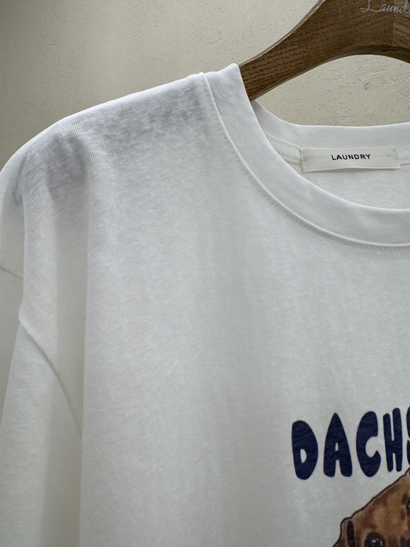 LAUNDRY韓國代購㊣女士新品25春夏熱賣人氣真品推薦時尚T恤LAUNDRYT恤