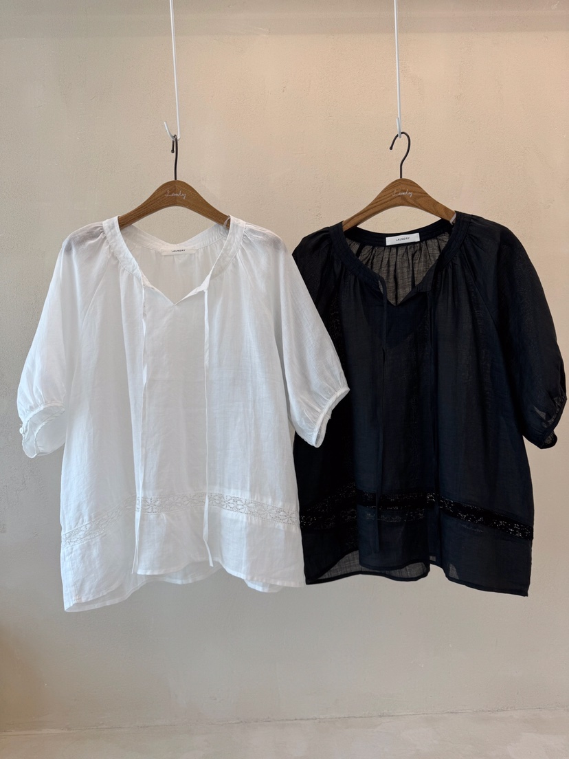 LAUNDRY東大門㊣直郵女裝新品熱賣推薦人氣職業襯衫蕾絲衫蕾絲LAUNDRY襯衫/蕾絲衫