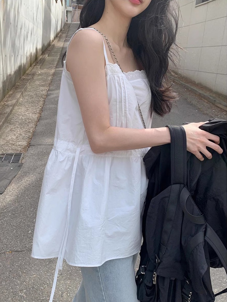 STRAWBERRY韓國代購㊣女士新品熱賣推薦休閑25春夏吊帶背心STRAWBERRY吊帶/背心