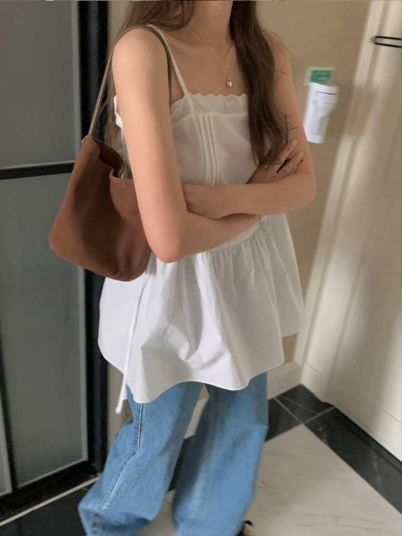 STRAWBERRY韓國代購㊣女士新品熱賣推薦休閑25春夏吊帶背心STRAWBERRY吊帶/背心