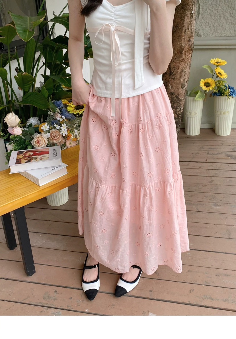 STRAWBERRY東大門㊣直郵女士新款熱賣25春夏職業時尚真品長裙STRAWBERRY長裙