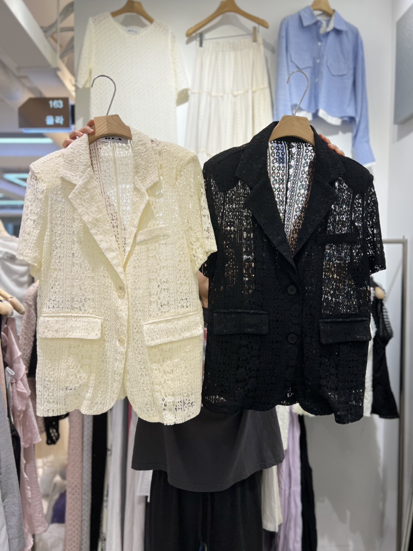 OLA韓國代購㊣女裝新品時尚推薦25春夏人氣真品職業熱賣夾克mellor/OLA夾克