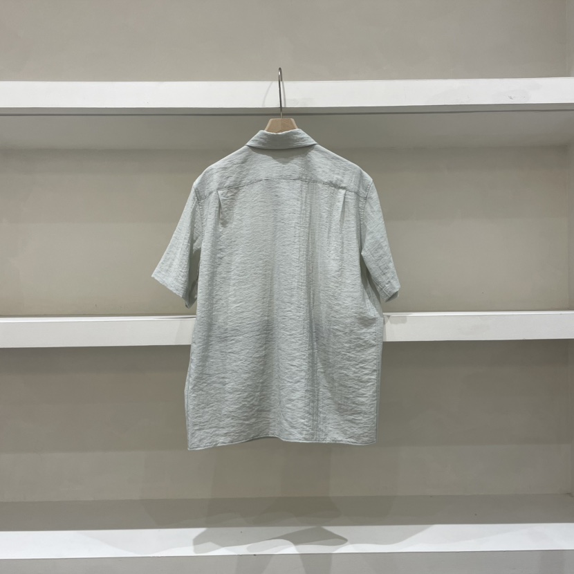 WATER韓國代購㊣女裝新品時尚職業真品休閑25春夏襯衫蕾絲衫口袋WATER/RIVER襯衫/蕾絲衫