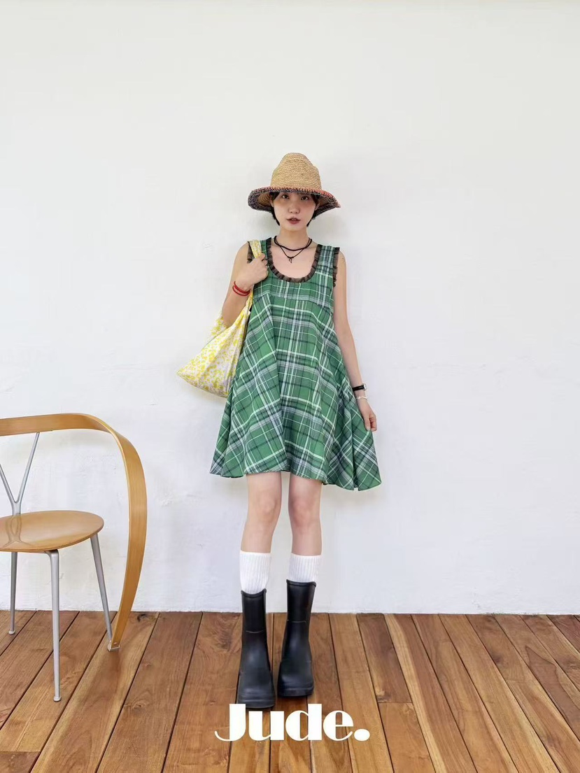 HEYJUDE韓國代購㊣女士新品25春夏休閑職業推薦熱賣時尚連衣裙HEYJUDE連衣裙