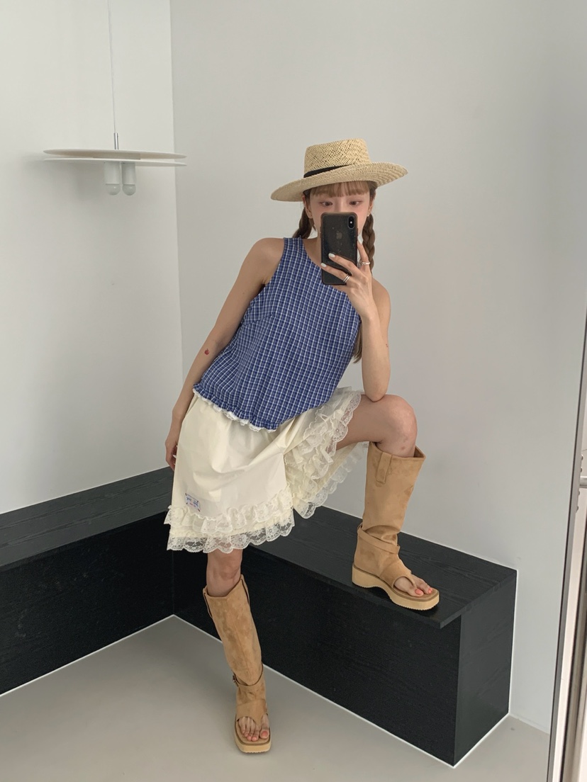 JKICHI東大門㊣實拍女裝新款人氣25春夏真品時尚吊帶背心雙面JKICHI吊帶/背心