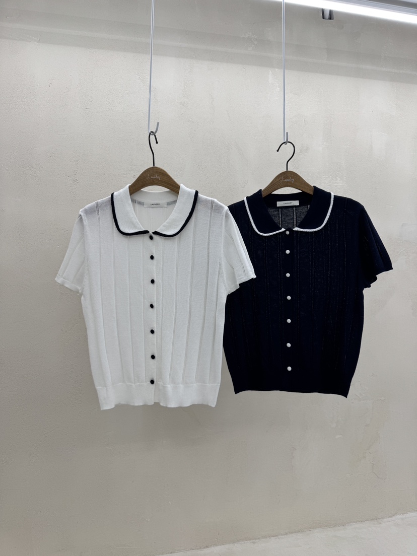 LAUNDRY東大門㊣直郵女士新款職業休閑25春夏真品時尚針織衫LAUNDRY針織衫