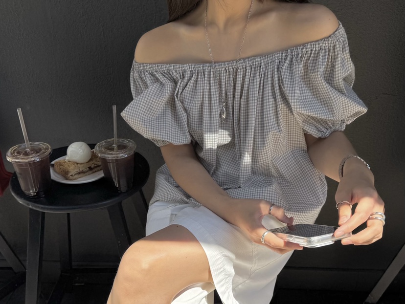 THE ABLE東大門㊣代購女裝新款休閑25春夏時尚推薦襯衫蕾絲衫THE ABLE/TA襯衫/蕾絲衫