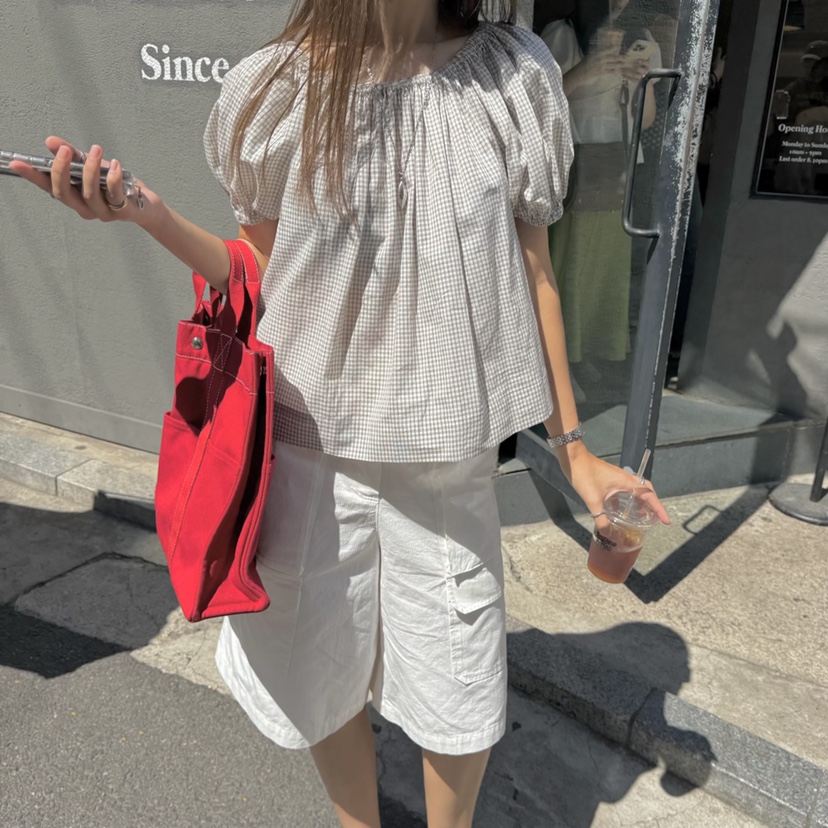 THE ABLE東大門㊣代購女裝新款休閑25春夏時尚推薦襯衫蕾絲衫THE ABLE/TA襯衫/蕾絲衫
