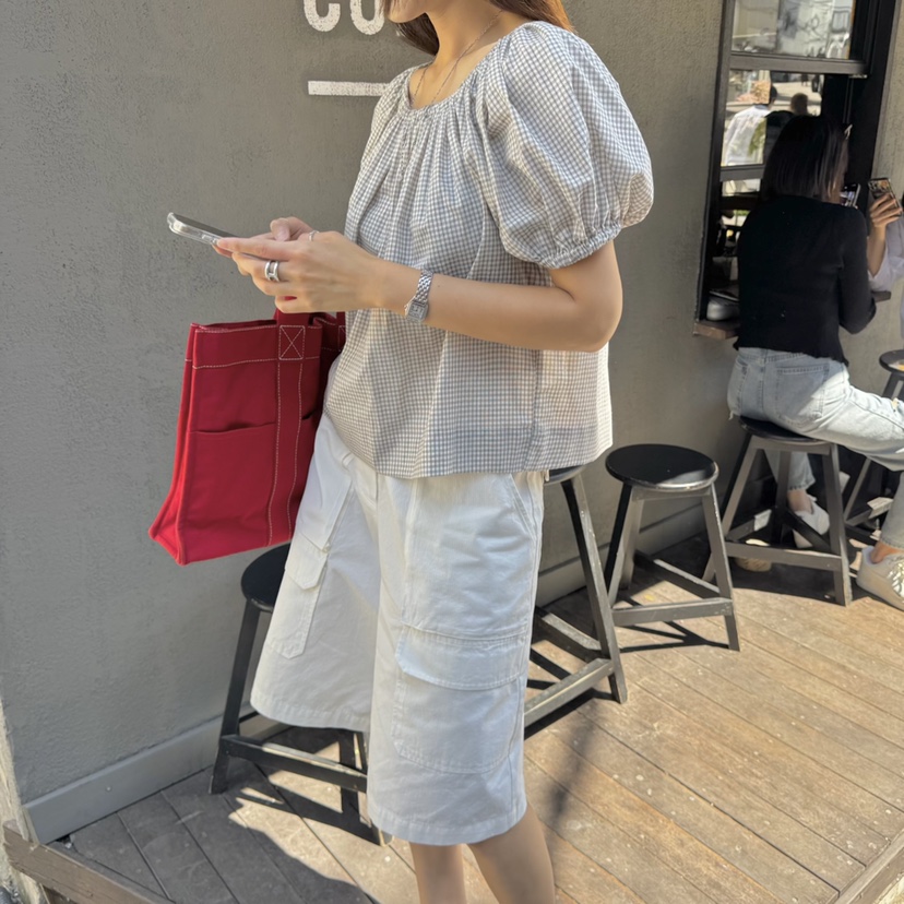 THE ABLE東大門㊣代購女裝新款休閑25春夏時尚推薦襯衫蕾絲衫THE ABLE/TA襯衫/蕾絲衫