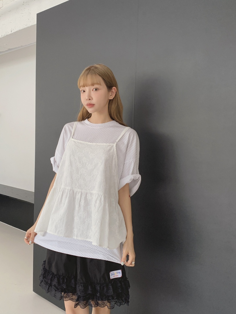 JKICHI韓國代購㊣女士新品時尚休閑吊帶背心兩面可穿口袋雙面JKICHI吊帶/背心