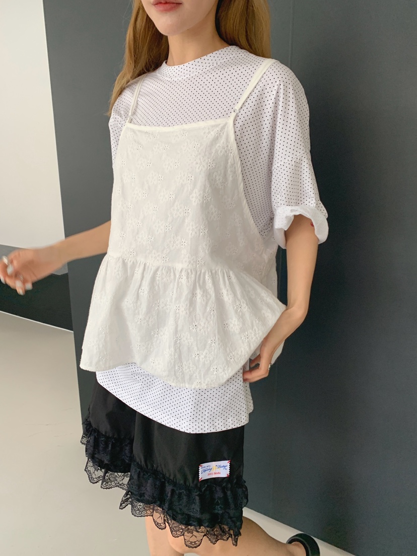 JKICHI韓國代購㊣女士新品時尚休閑吊帶背心兩面可穿口袋雙面JKICHI吊帶/背心