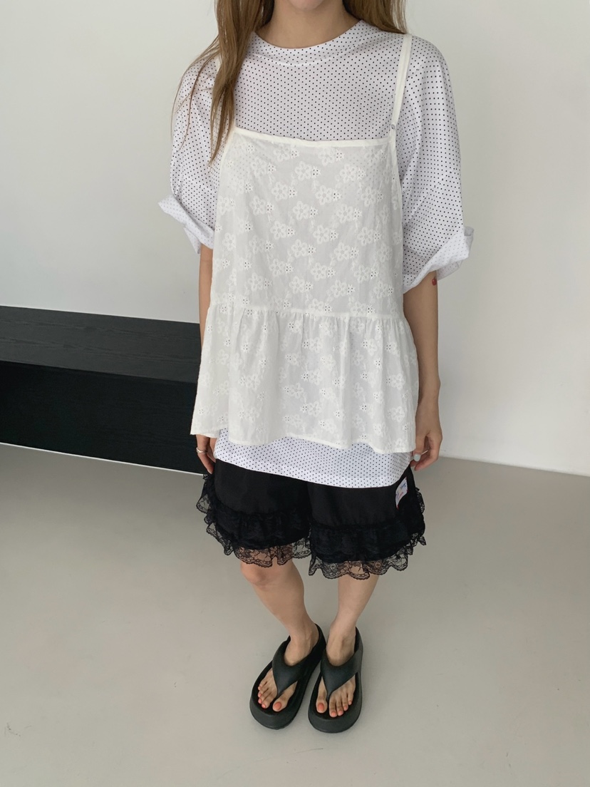 JKICHI韓國代購㊣女士新品時尚休閑吊帶背心兩面可穿口袋雙面JKICHI吊帶/背心