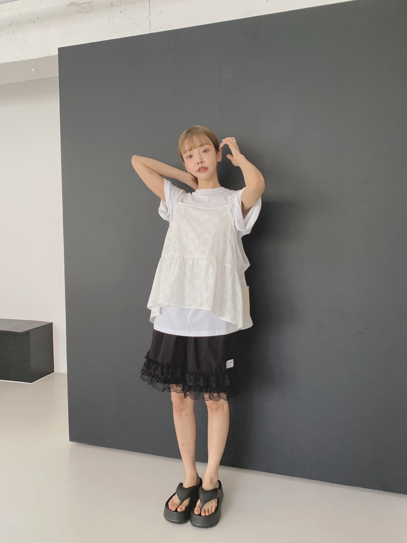 JKICHI韓國代購㊣女士新品時尚休閑吊帶背心兩面可穿口袋雙面JKICHI吊帶/背心