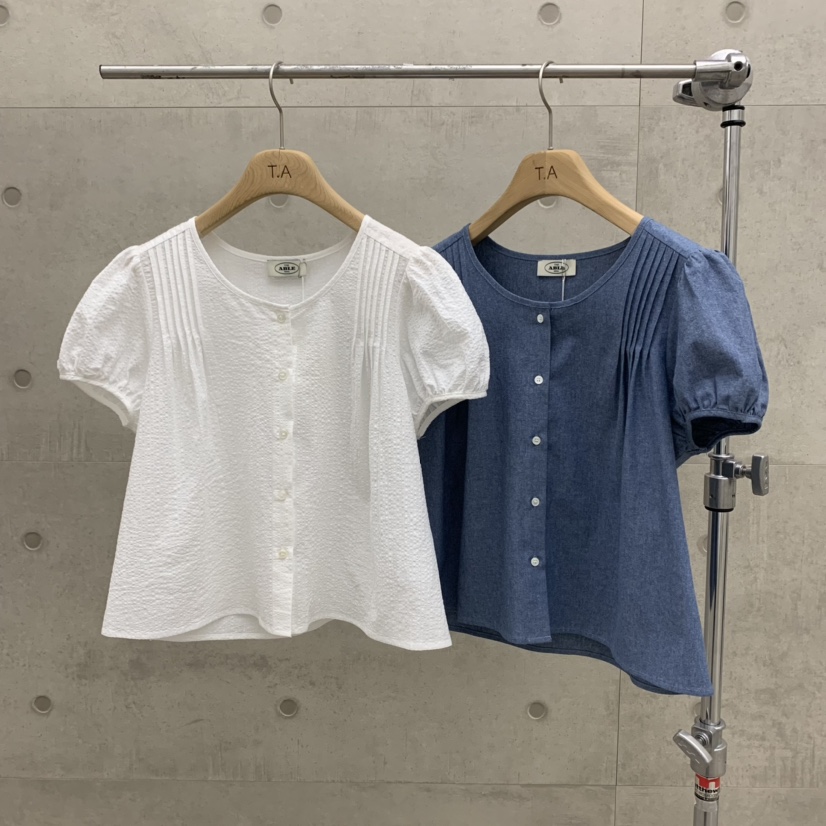 THE ABLE韓國代購㊣女士新品25春夏真品推薦熱賣襯衫蕾絲衫THE ABLE/TA襯衫/蕾絲衫