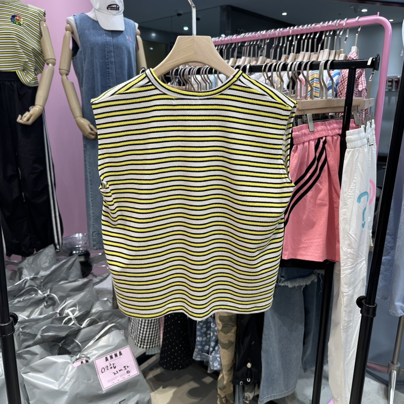 ANNA東大門㊣代購女裝新品熱賣時尚推薦人氣休閑職業吊帶背心ANNA吊帶/背心