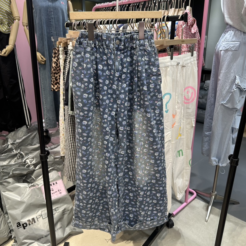 ANNA韓國直郵㊣女裝新款推薦真品25春夏時尚熱賣人氣牛仔褲ANNA牛仔褲
