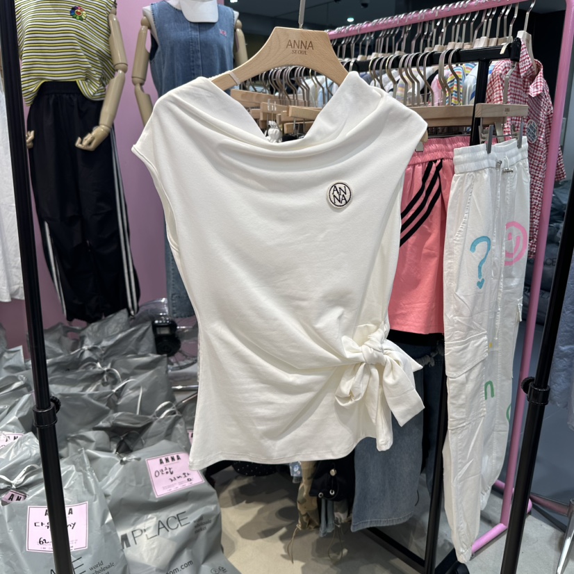 ANNA東大門㊣代購女士新款熱賣真品25春夏休閑時尚吊帶背心ANNA吊帶/背心