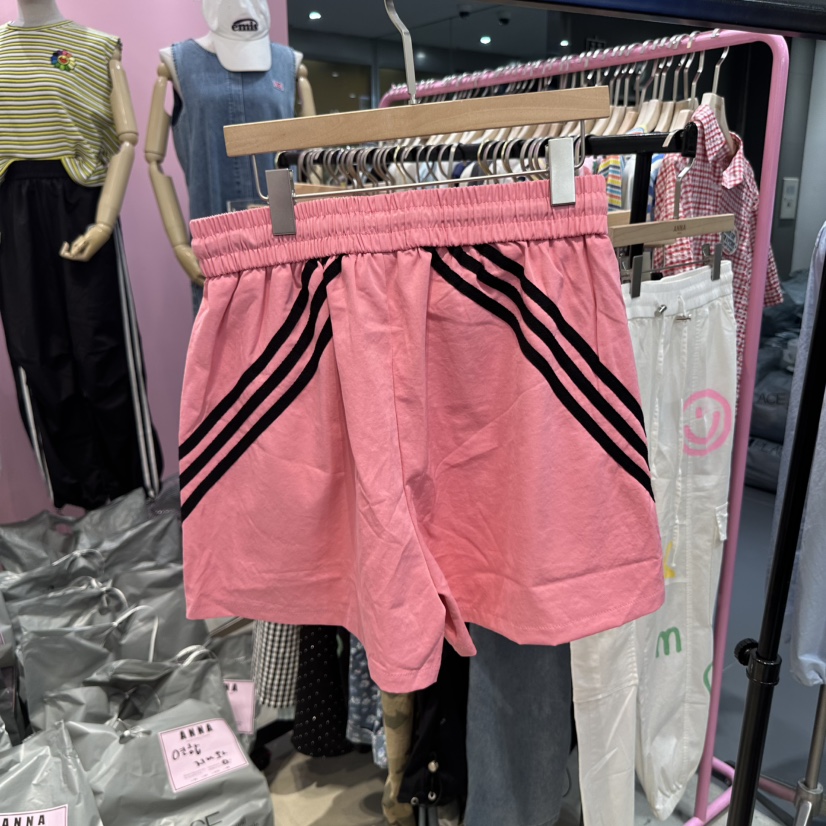 ANNA韓國代購㊣女裝新品人氣推薦25春夏職業熱賣休閑真品短褲ANNA短褲