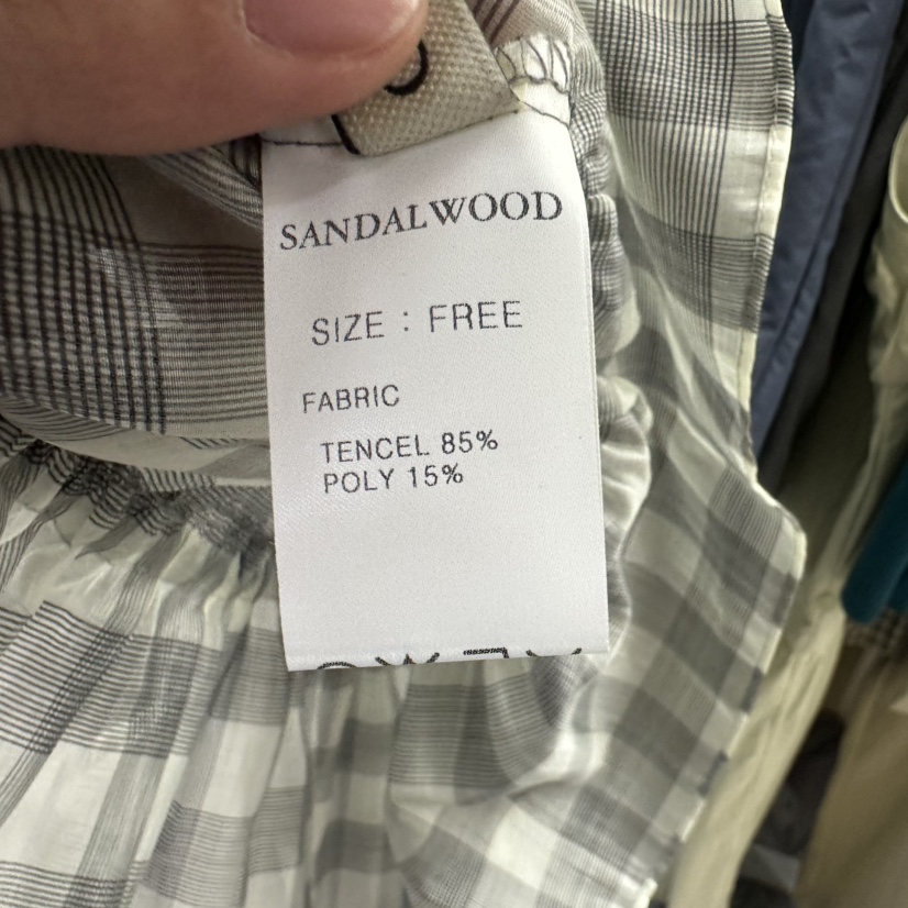 SANDALWOOD東大門㊣直郵女士新款25春夏職業人氣真品連衣裙SANDALWOOD連衣裙
