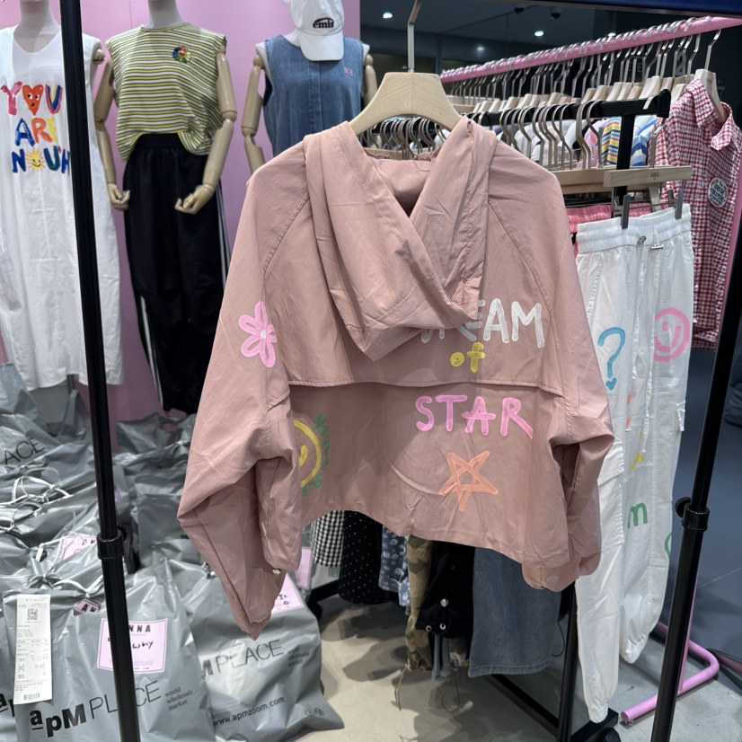 ANNA東大門㊣實拍女士新款時尚推薦真品25春夏休閑夾克連帽ANNA夾克