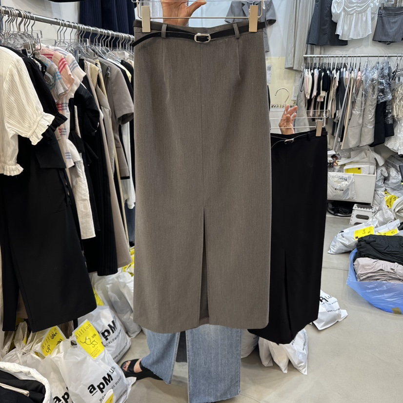 BILLION-L東大門㊣代購女士新款熱賣真品時尚長裙不含腰帶BILLION-L長裙
