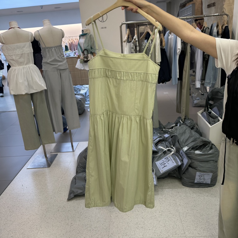 SANDALWOOD東大門㊣代購女士新品休閑推薦25春夏職業連衣裙SANDALWOOD連衣裙