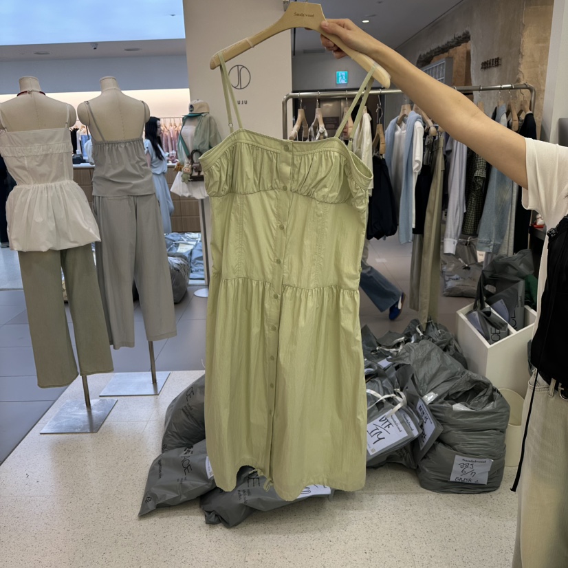 SANDALWOOD東大門㊣代購女士新品休閑推薦25春夏職業連衣裙SANDALWOOD連衣裙