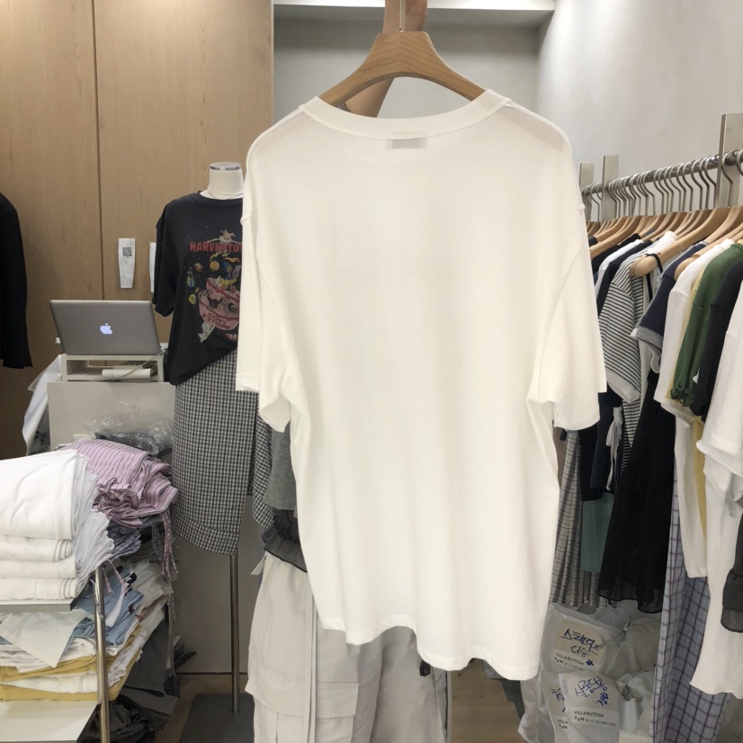 VILLABUTTON韓國代購㊣女士新品25春夏職業休閑時尚推薦T恤VILLABUTTONT恤