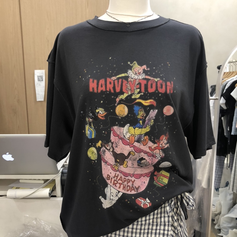 VILLABUTTON韓國代購㊣女士新品25春夏職業休閑時尚推薦T恤VILLABUTTONT恤圖色2