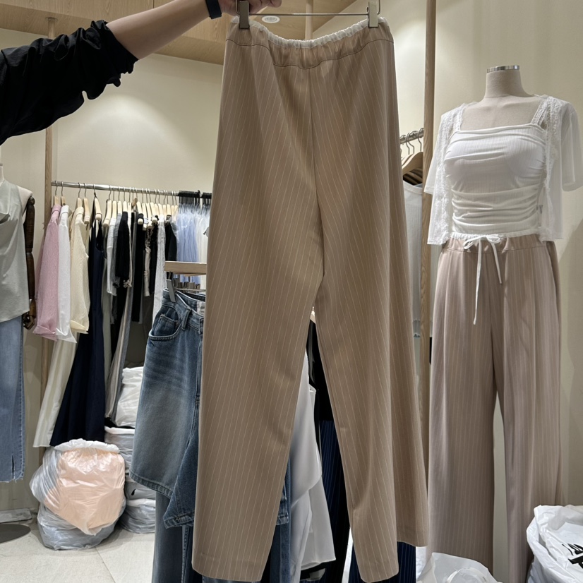 VINTAGE VIBE東大門㊣實拍女裝新款休閑熱賣時尚職業休閑褲VINTAGE VIBE休閑褲