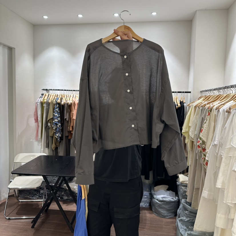 EPIC-S韓國代購㊣女裝新品熱賣真品25春夏休閑人氣襯衫蕾絲衫EPIC-S襯衫/蕾絲衫圖色4