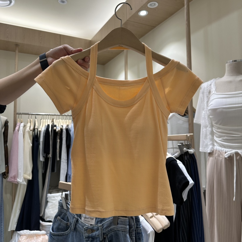 VINTAGE VIBE東大門㊣代購女裝新款熱賣時尚人氣推薦真品T恤VINTAGE VIBET恤圖色2