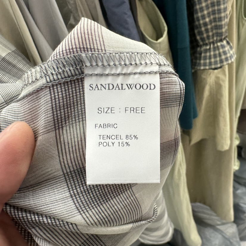 SANDALWOOD東大門㊣直郵女士新品時尚25春夏人氣襯衫蕾絲衫SANDALWOOD襯衫/蕾絲衫