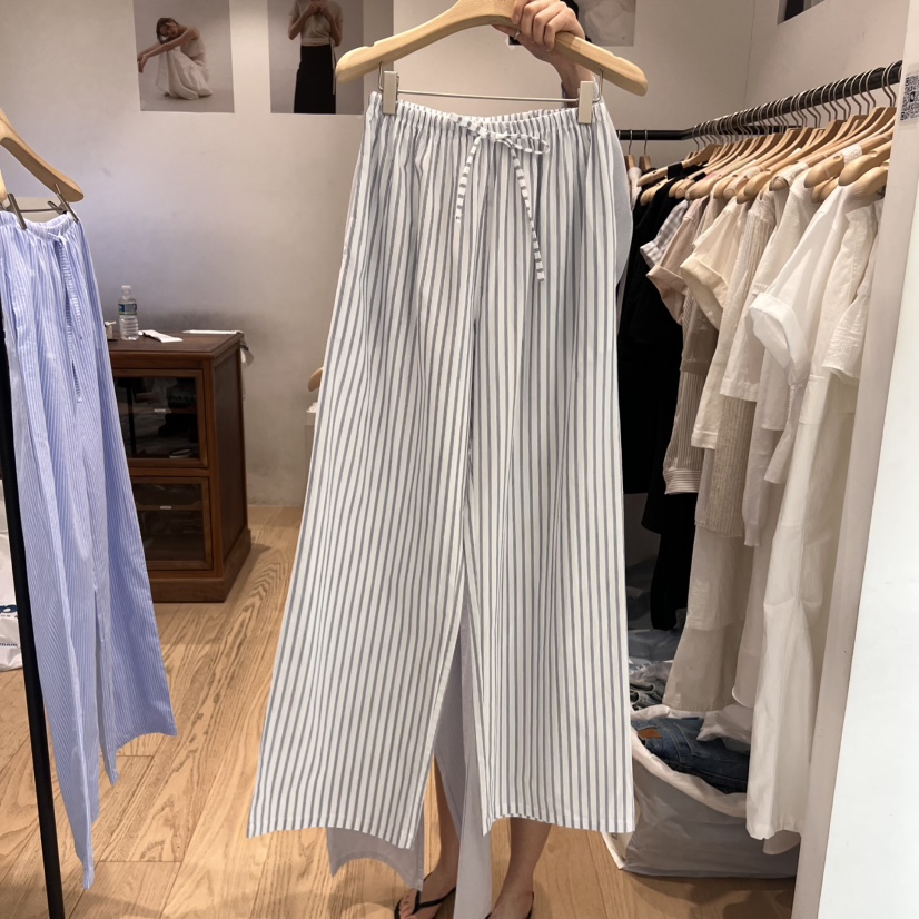 OURIN韓國直郵㊣女士新品熱賣休閑人氣時尚職業25春夏休閑褲OURIN休閑褲圖色2