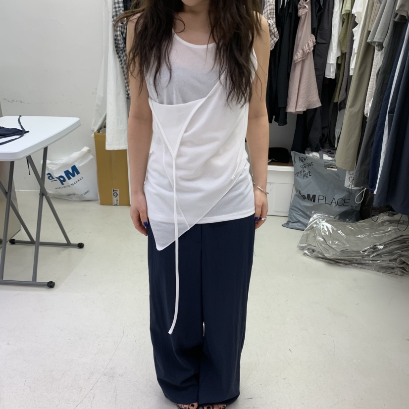 PADO東大門㊣直郵女士新款真品時尚人氣職業吊帶背心假兩件PADO吊帶/背心圖色3