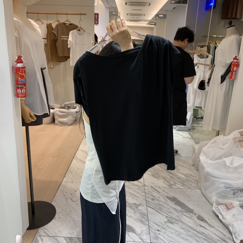 PADO韓國直郵㊣女士新款休閑真品時尚熱賣25春夏人氣推薦T恤PADOT恤圖色3