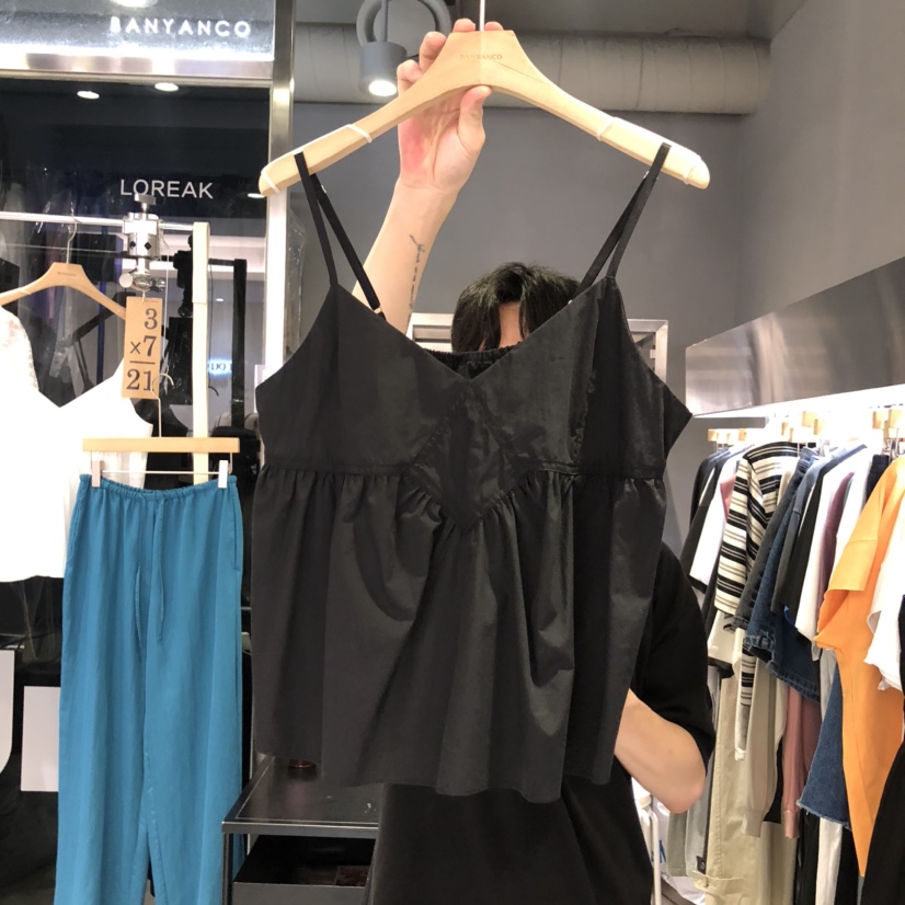 BANY ANCO韓國直郵㊣女裝新品時尚熱賣休閑人氣25春夏吊帶背心BANY ANCO吊帶/背心圖色2
