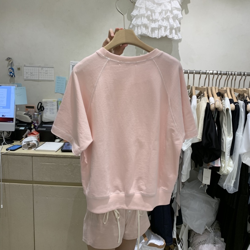 SALONDEMAG東大門㊣代購女裝新品職業推薦25春夏人氣休閑T恤SALONDEMAGT恤