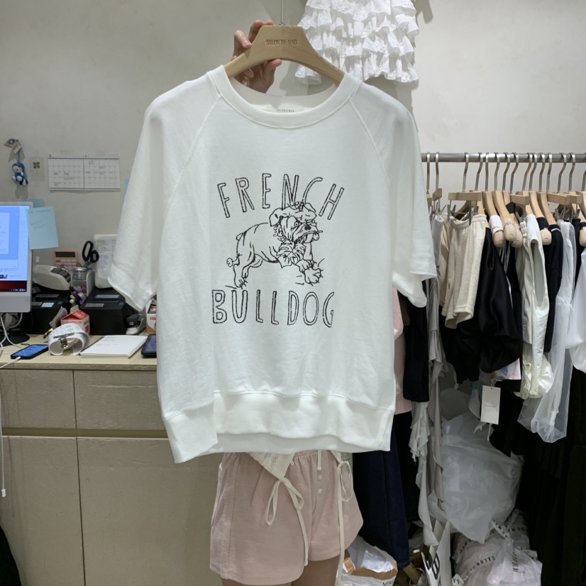SALONDEMAG東大門㊣代購女裝新品職業推薦25春夏人氣休閑T恤SALONDEMAGT恤圖色2