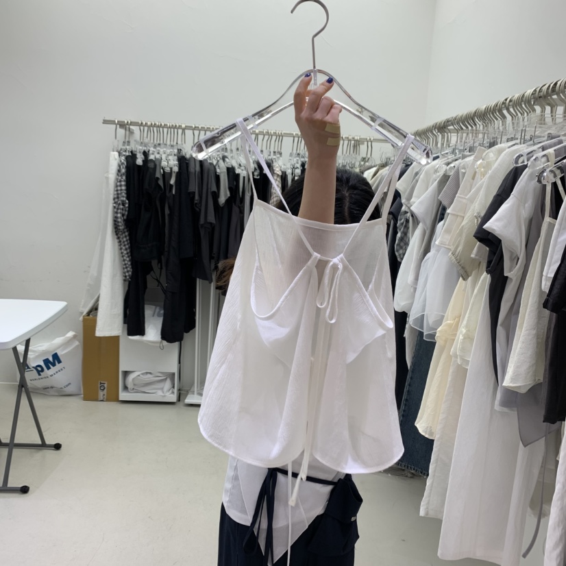 PADO韓國代購㊣女士新款休閑時尚25春夏人氣推薦熱賣吊帶背心PADO吊帶/背心