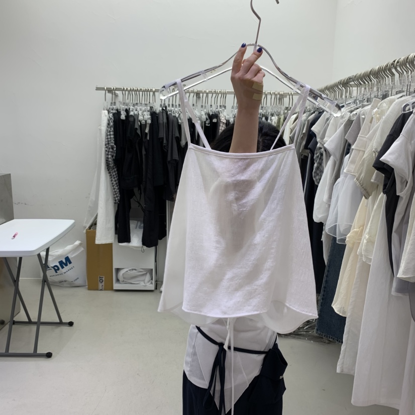 PADO韓國代購㊣女士新款休閑時尚25春夏人氣推薦熱賣吊帶背心PADO吊帶/背心