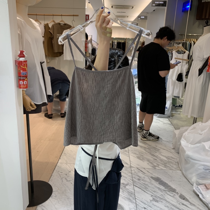 PADO韓國代購㊣女士新款休閑時尚25春夏人氣推薦熱賣吊帶背心PADO吊帶/背心圖色2