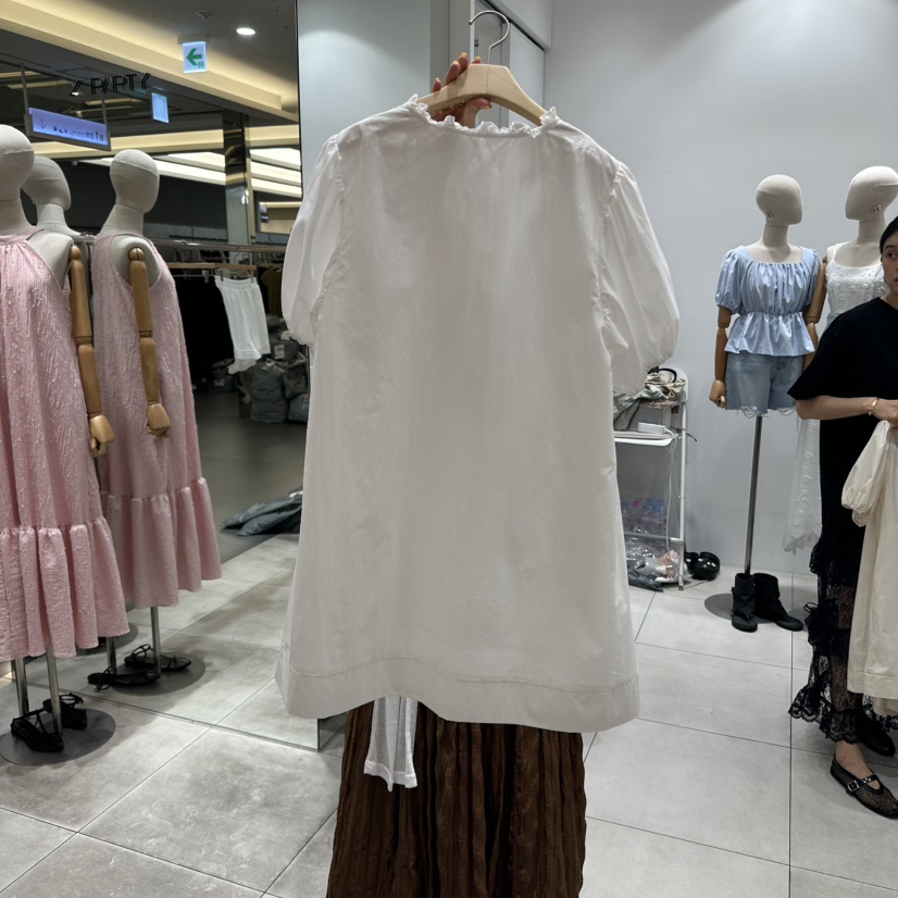 XPARTY韓國直郵㊣女裝新品真品休閑職業熱賣推薦連衣裙棉質XPARTY連衣裙