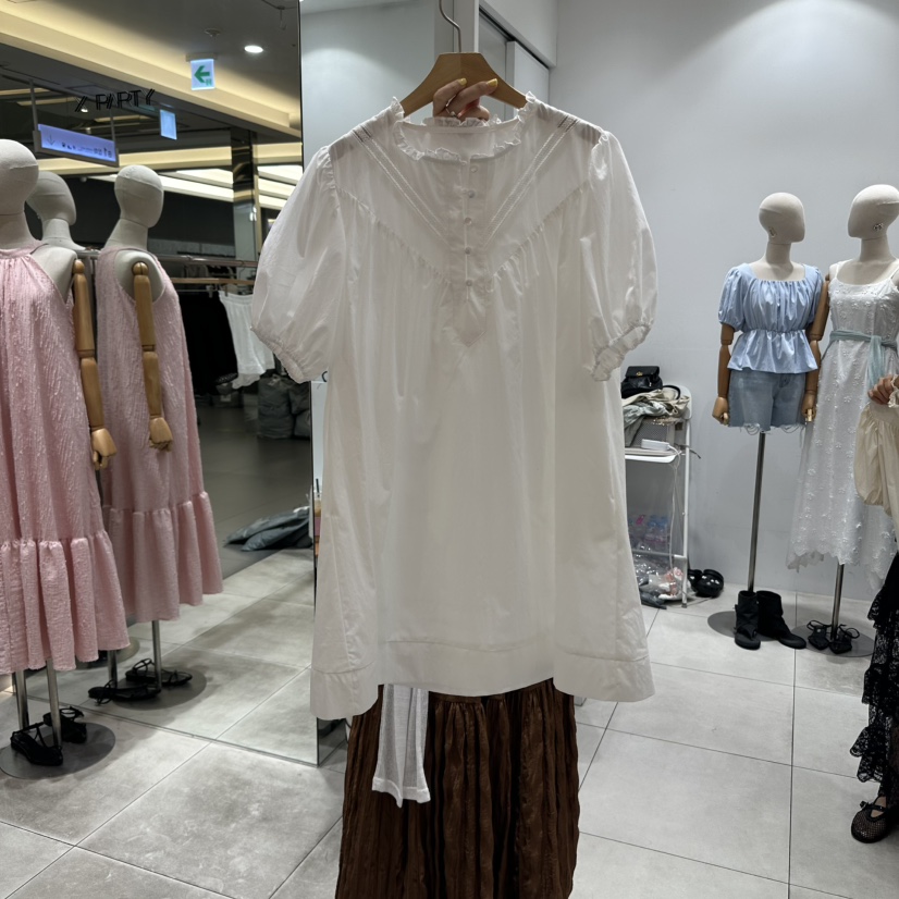 XPARTY韓國直郵㊣女裝新品真品休閑職業熱賣推薦連衣裙棉質XPARTY連衣裙圖色2