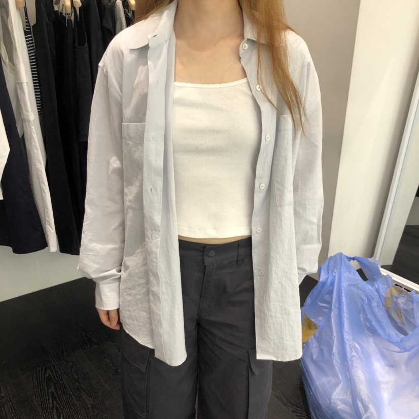 TAFFETA東大門㊣代購女裝新品職業時尚休閑推薦25春夏襯衫蕾絲衫TAFFETA襯衫/蕾絲衫圖色3