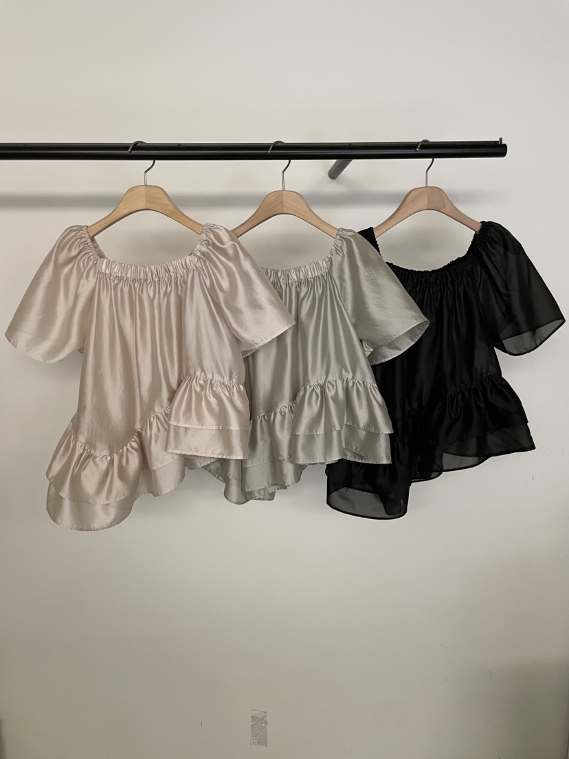 BOLD-A韓國代購㊣女裝新款25春夏真品職業人氣熱賣襯衫蕾絲衫RE BOLD襯衫/蕾絲衫