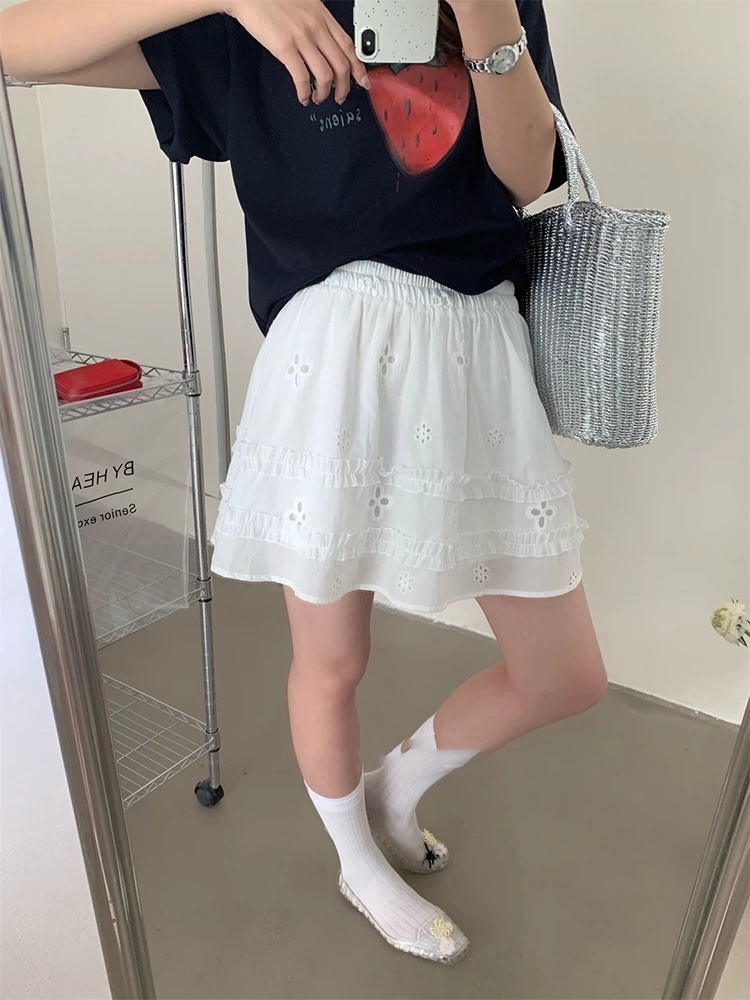 STRAWBERRY東大門㊣實拍女士新款25春夏人氣休閑推薦真品短裙STRAWBERRY短裙